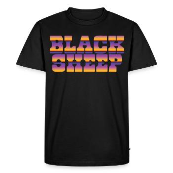black sheep - Men's Premium Organic T-Shirt - black - Front - Nico (187cm)