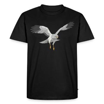 Cirque Hen Harrier cyaneus - T-shirt Premium bio Homme - noir - Devant - Nico (187cm)