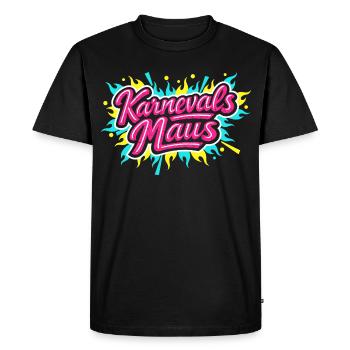 Cadeau de fête drôle et mignon de la souris de carnaval - T-shirt Premium bio Homme - noir - Devant - Nico (187cm)
