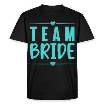 Team Bride Bachelor Party - Men's Premium Organic T-Shirt - black - Front - Nico (187cm)