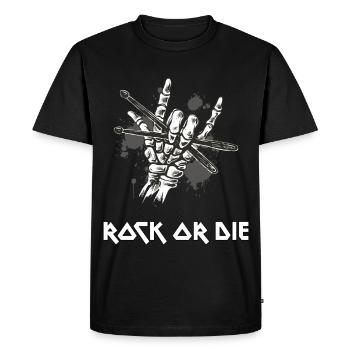 Festival Rock Heavy Metal Rock des Dieux de la Guitare Rock - T-shirt Premium bio Homme - noir - Devant - Nico (187cm)