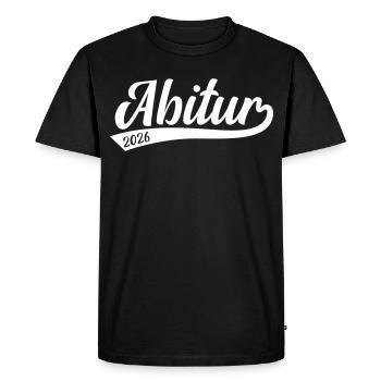 Abitur 2026 Abi - Men's Premium Organic T-Shirt - black - Front - Nico (187cm)