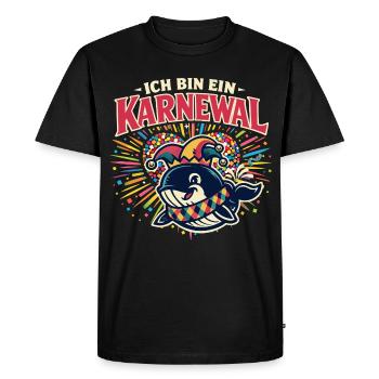 Carnival 2026 Birthday Gift Alaaf - Men's Premium Organic T-Shirt - black - Front - Nico (187cm)