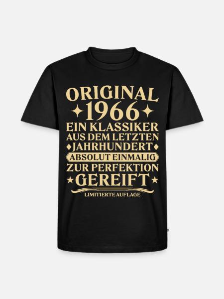 Originalklassikern från 1966, Last Century - Ekologisk premium-T-shirt herr - svart