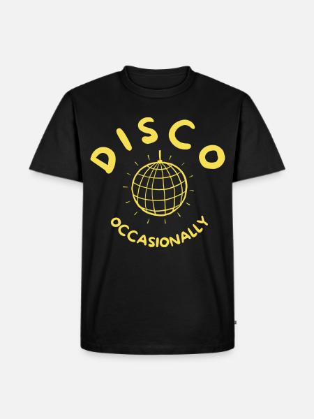 Disco Occasionally - Together Together Retroyellow - Men's Premium Organic T-Shirt - black