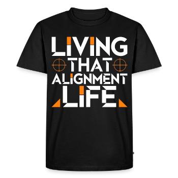 Hygiéniste orthodontique Living That Smile Specialist - T-shirt Premium bio Homme - noir - Devant - Nico (187cm)