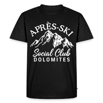 Après Ski Social Club Iceland Skiing - T-shirt Premium bio Homme - noir - Devant - Nico (187cm)