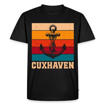 Cuxhaven MER DU NORD à Cuxhaven Vacances Amusantes - T-shirt Premium bio Homme - noir - Devant - Nico (187cm)
