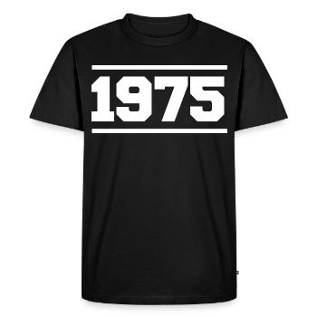 1975 Cadeau rétro 1975 original 1975 - T-shirt Premium bio Homme - noir - Devant - Nico (187cm)