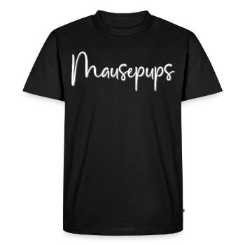 Surnom affectueux des chiots de souris - T-shirt Premium bio Homme - noir - Devant - Nico (187cm)