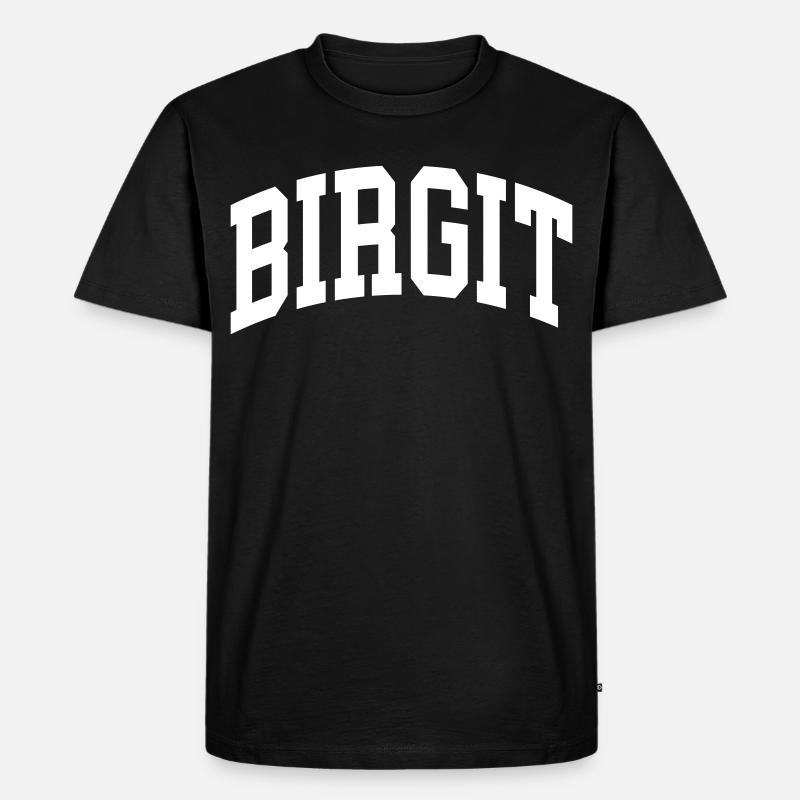 Birgit - Männer Premium Bio T-Shirt - Schwarz