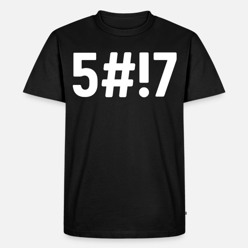 Scheißcode - Männer Premium Bio T-Shirt - Schwarz