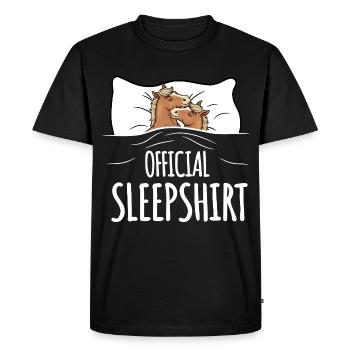 Chemise de nuit de cheval - T-shirt Premium bio Homme - noir - Devant - Nico (187cm)