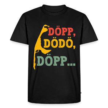 Vacances en mer du Nord DÖPP DÖDÖ DÖPP ... Sylt Drôle - T-shirt Premium bio Homme - noir - Devant - Nico (187cm)