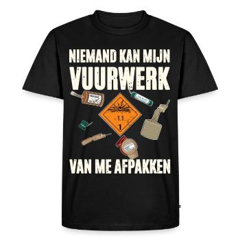 Mijn Vuurwerk - T-shirt Premium bio Homme - noir - Devant - Nico (187cm)