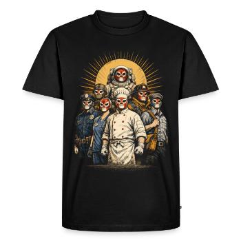 Lucha Libre Luchador - T-shirt Premium bio Homme - noir - Devant - Nico (187cm)