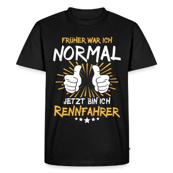 Diction du coureur - T-shirt Premium bio Homme - noir - Devant - Nico (187cm)