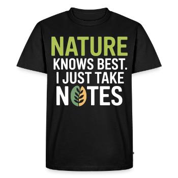 Observateur certifié des systèmes biologiques cliniques - T-shirt Premium bio Homme - noir - Devant - Nico (187cm)