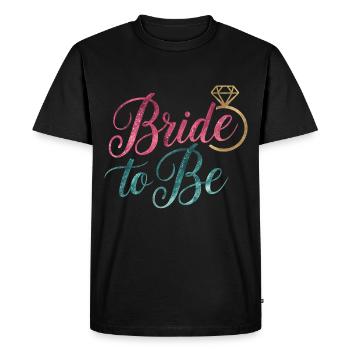 Future mariée - T-shirt Premium bio Homme - noir - Devant - Nico (187cm)