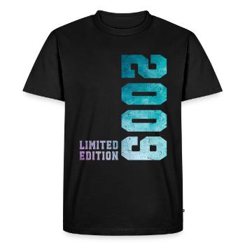 2009 Édition Limitée 17 ans anniversaire - T-shirt Premium bio Homme - noir - Devant - Nico (187cm)