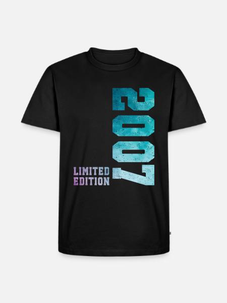 2007 Limited Edition 19 Years Anniversary - Men's Premium Organic T-Shirt - black