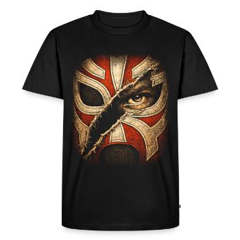 Lucha Libre Luchador - T-shirt Premium bio Homme - noir - Devant - Nico (187cm)