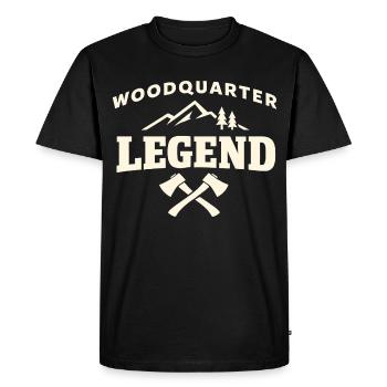 Waldviertel Legend Birthday Gift - Men's Premium Organic T-Shirt - black - Front - Nico (187cm)