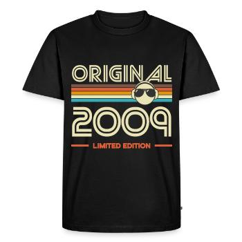 Original 2009 Limited Edition - T-shirt Premium bio Homme - noir - Devant - Nico (187cm)