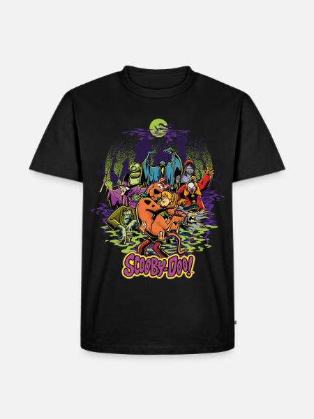 Scooby-Doo Scooby With Shaggy Rogers Halloween - Men's Premium Organic T-Shirt - black