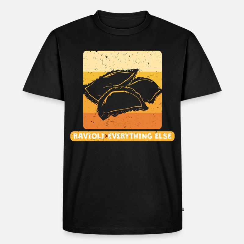 Ravioli > Over Everthing Else - Männer Premium Bio T-Shirt - Schwarz