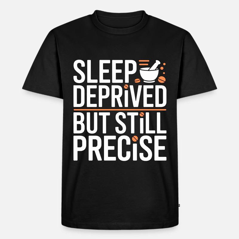 Pharmacist Student Sleep Deprived Pharmacy Trainee - Männer Premium Bio T-Shirt - Schwarz