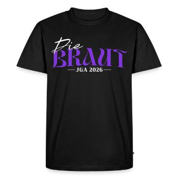 Mariée 2026 - Enterrement de vie de jeune fille Femmes enterrement de vie de jeune fille - T-shirt Premium bio Homme - noir - Devant - Nico (187cm)