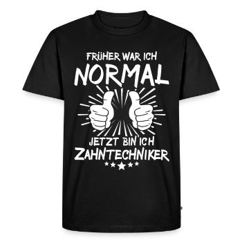 Prothésiste dentaire - T-shirt Premium bio Homme - noir - Devant - Nico (187cm)