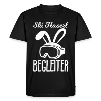 Après APRES-SKI BUNNY CAREGIVER FUNNY - Men's Premium Organic T-Shirt - black - Front - Nico (187cm)