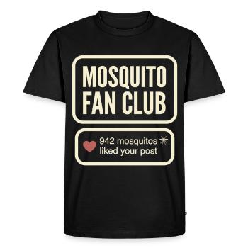 Mosquito Fan Club 942 Mosquitos - T-shirt Premium bio Homme - noir - Devant - Nico (187cm)