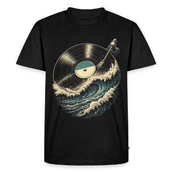 Vinyl Collector Record Collector Vinyl Records - Men's Premium Organic T-Shirt - black - Front - Nico (187cm)