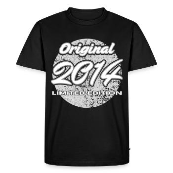 12th Birthday 2014 Boys and Girls Gift - Men's Premium Organic T-Shirt - black - Front - Nico (187cm)