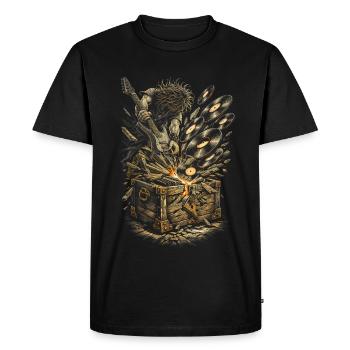 Vinyl Collector Record Collector Vinyl Records - Men's Premium Organic T-Shirt - black - Front - Nico (187cm)