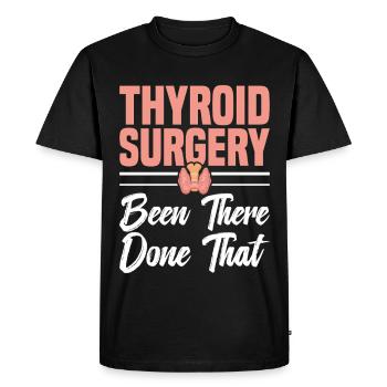  Thyroid Removal Surgery Items Thyroid Repair - Men's Premium Organic T-Shirt - black - Front - Nico (187cm)
