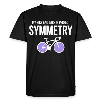 Artistic Cycling Perfect Symmetry Professional  - Men's Premium Organic T-Shirt - black - Front - Nico (187cm)
