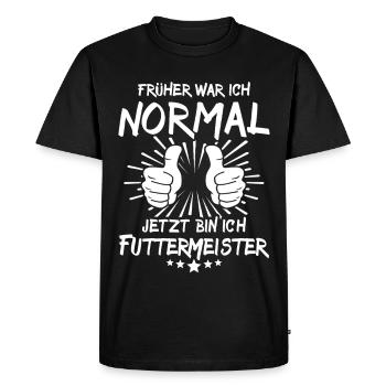 Futtermeister - T-shirt Premium bio Homme - noir - Devant - Nico (187cm)