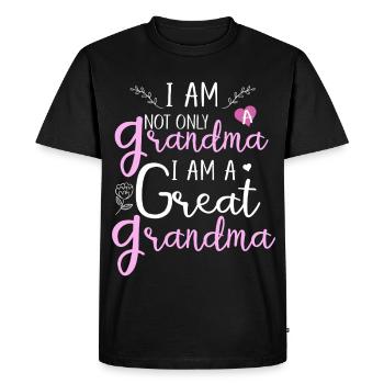 Maman football, maman football, maman léopard football, - T-shirt Premium bio Homme - noir - Devant - Nico (187cm)