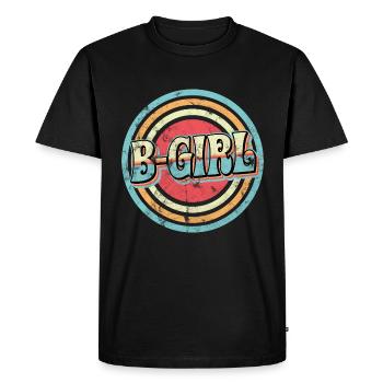 fille fille de breakdance - T-shirt Premium bio Homme - noir - Devant - Nico (187cm)