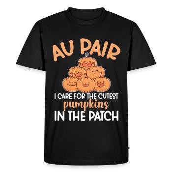 Nounou Au Pair Travailleuse Baby-Sitter Appréciation Au - T-shirt Premium bio Homme - noir - Devant - Nico (187cm)