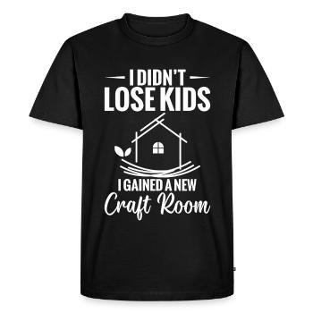 Diplômé du lycée Empty Nester Syndrom Empty Nest - T-shirt Premium bio Homme - noir - Devant - Nico (187cm)