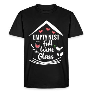 Parents de parents vides partant pour l’université Vides - T-shirt Premium bio Homme - noir - Devant - Nico (187cm)