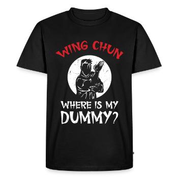 Leçon de formation des professeurs de Wing Chun Arts martiaux - T-shirt Premium bio Homme - noir - Devant - Nico (187cm)