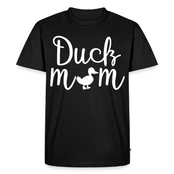Chemise drôle mignonne de Duck Mom - T-shirt Premium bio Homme - noir - Devant - Nico (187cm)