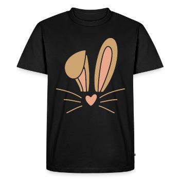 Easter Bunny Easter - Men's Premium Organic T-Shirt - black - Front - Nico (187cm)