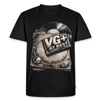 Vinyl Collectors Record Collectors Vinyl Records VG+ - Men's Premium Organic T-Shirt - black - Front - Nico (187cm)